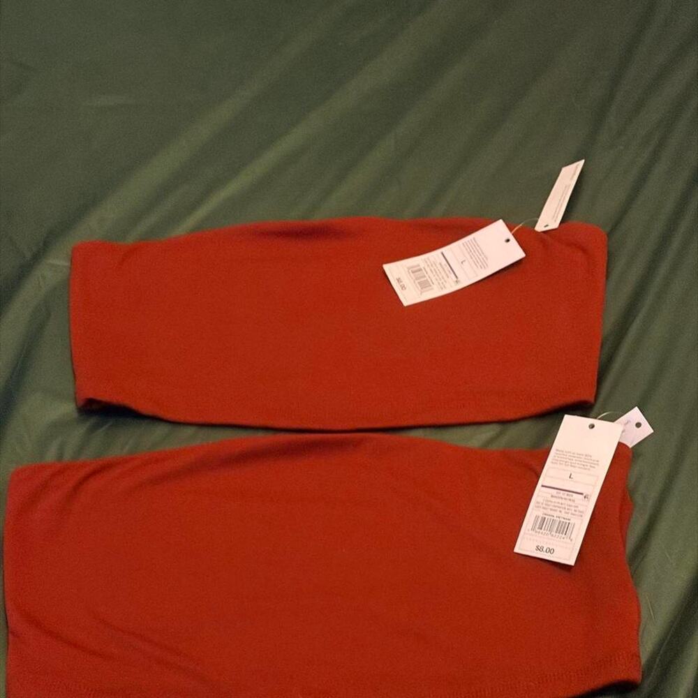 Wild Fable Red Tube Top, Size L, Pack of 2